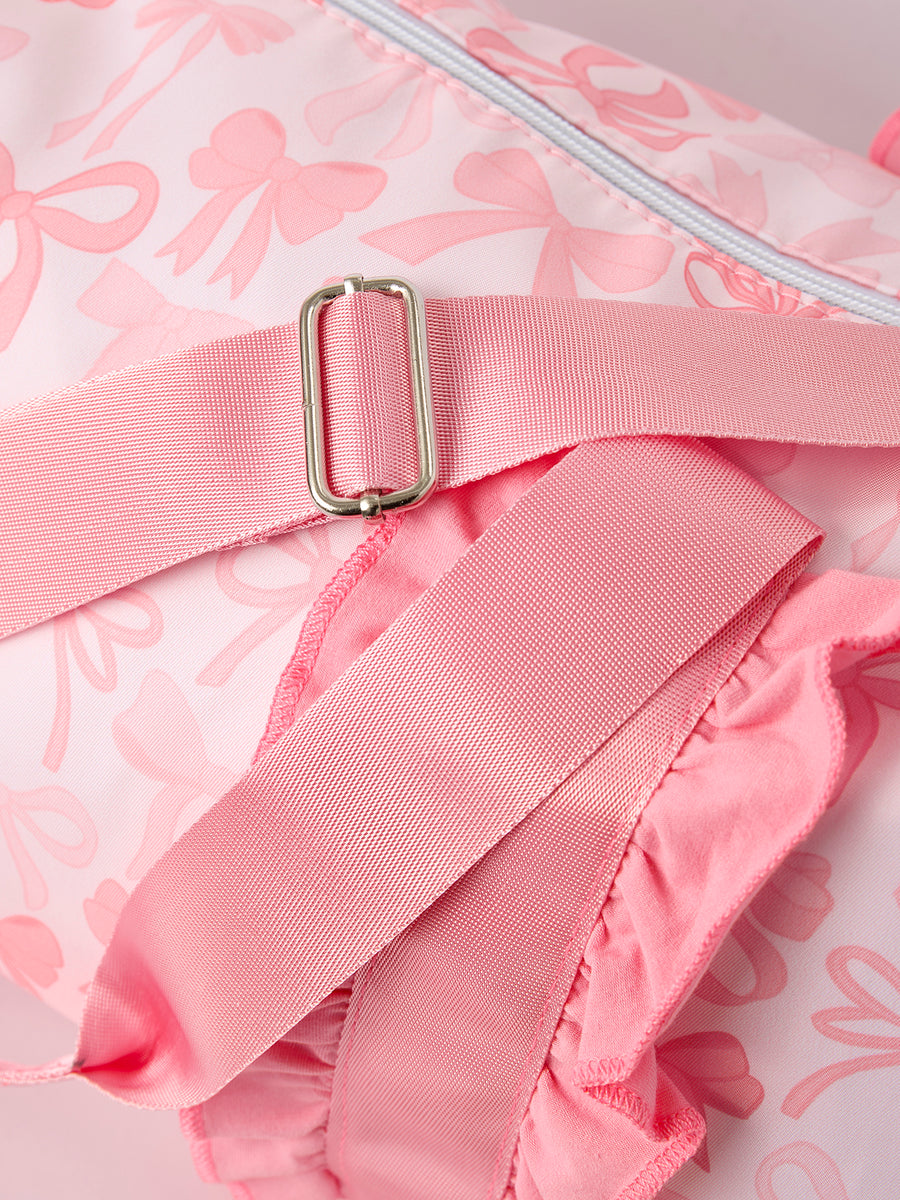 Summer Pink Bow Shoulder Bag
