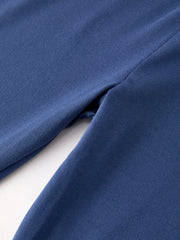 Navy Floral Trousers Two-Piece Set