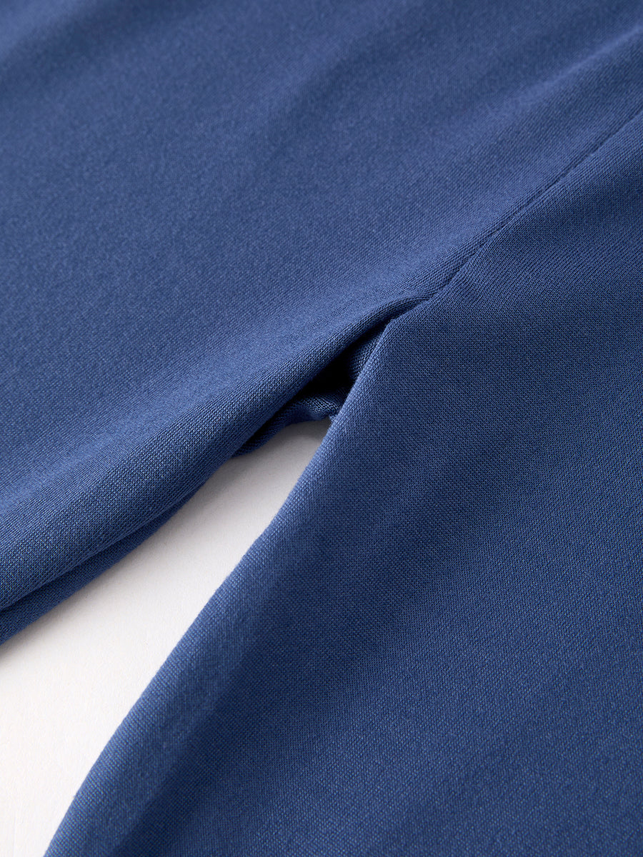 Navy Floral Trousers Two-Piece Set