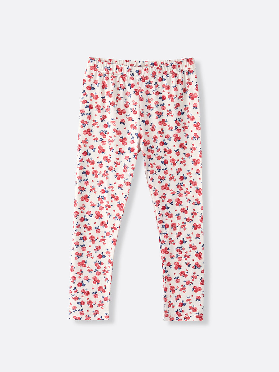 Navy Floral Trousers Two-Piece Set