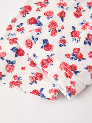 Navy Floral Trousers Two-Piece Set