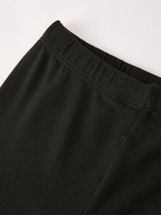 Girls Black Camouflage Casual Pants Two-Piece Set