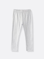 Girls Black Gray Casual Trousers Two-Piece Set