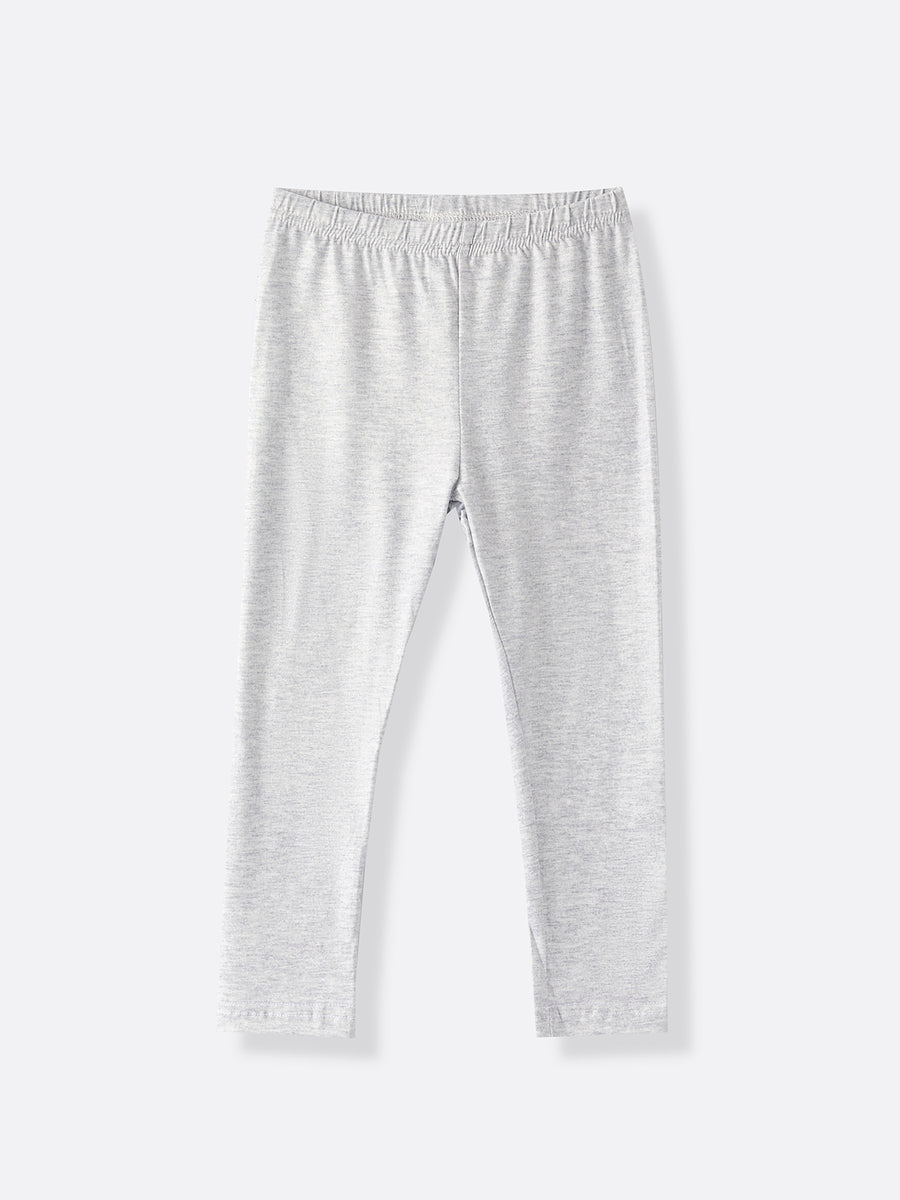 Girls Black Gray Casual Trousers Two-Piece Set