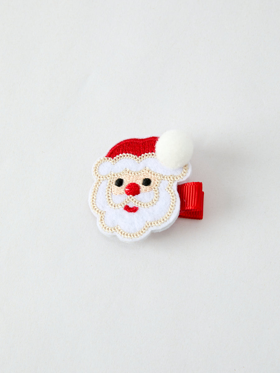 Winter Christmas Girls Hair Clips 1.8 Inch