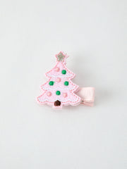 Winter Christmas Girls Hair Clips 1.8 Inch