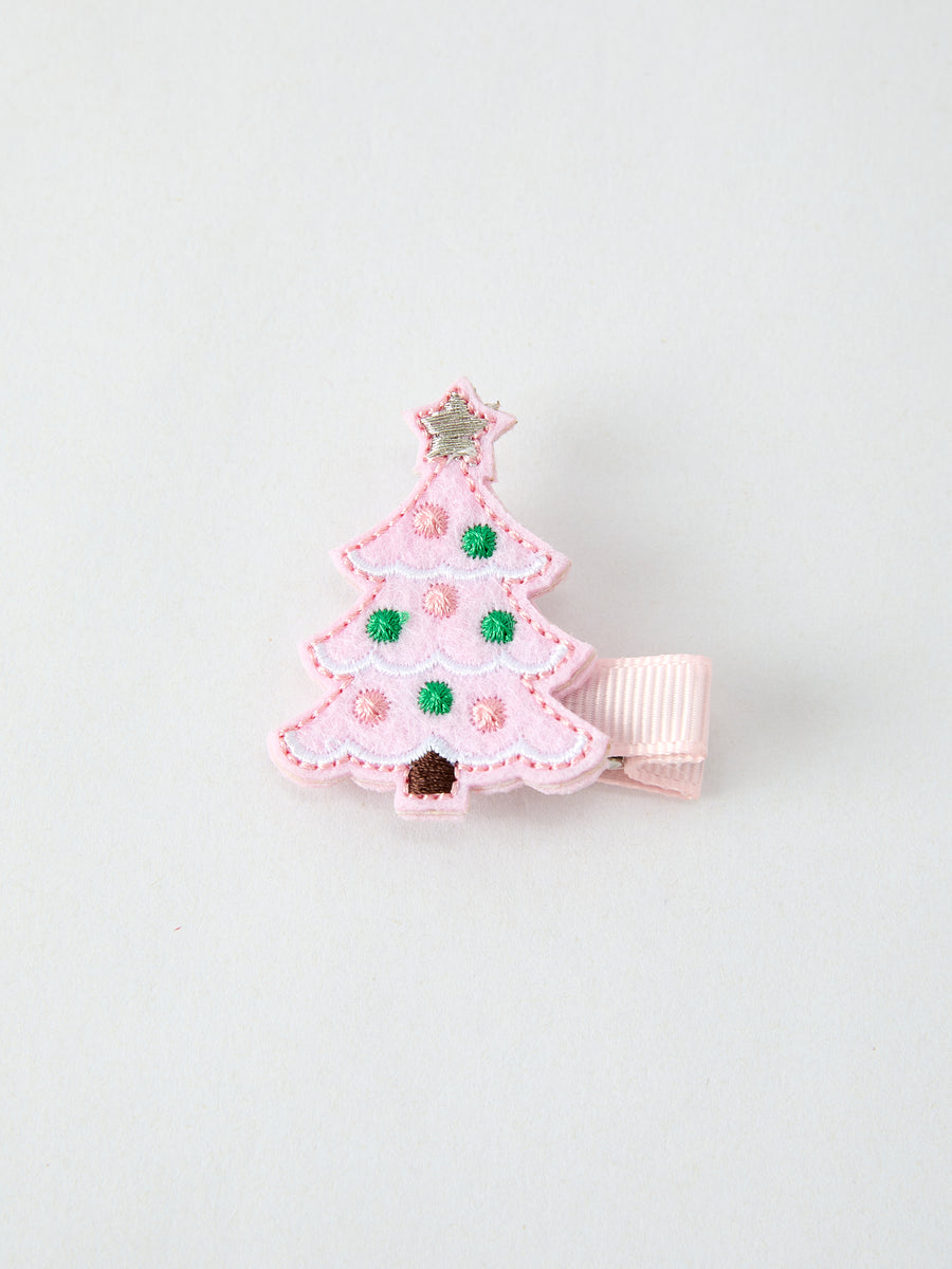 Winter Christmas Girls Hair Clips 1.8 Inch