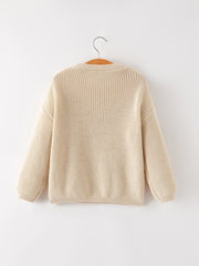 Winter Christmas Girls 'wild One' Pullover Sweater