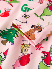 Winter Christmas Character Print Girls Dress