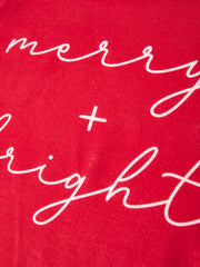 Christmas Print 2 Tops + 1 Pant Combination Girls Pajama Set