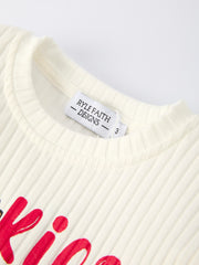 Christmas "Cookies for SANTA, Milk for Me" Girls Outfit