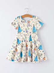 Christmas Character Dress for Toddler Girls