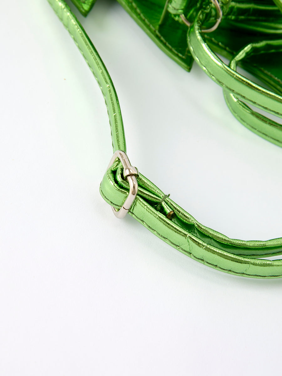 Christmas Kids Christmas Tree Shaped Crossbody Bag Cute Shiny Shoulder Purse