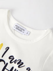 Spring and Summer Sunflower Leopard Print Girls Suit