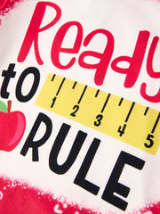 Back to School "Ready to Rule" Girls Set