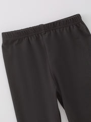 Milk Silk Ruffled Black Icing Legging