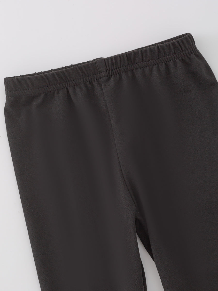 Milk Silk Ruffled Black Icing Legging