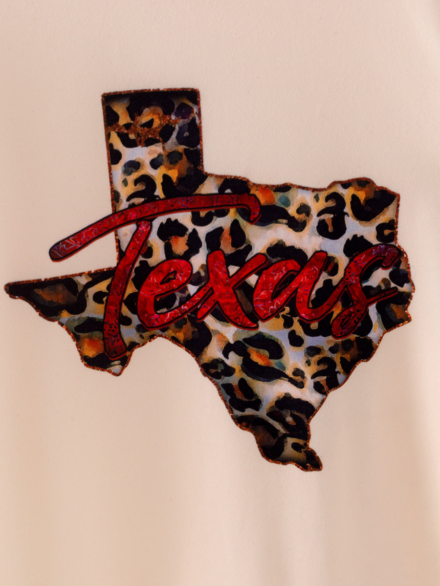 4 piece Baby Girl Autumn /Winter Letter Leopard O-neck Ruffle Romper Set