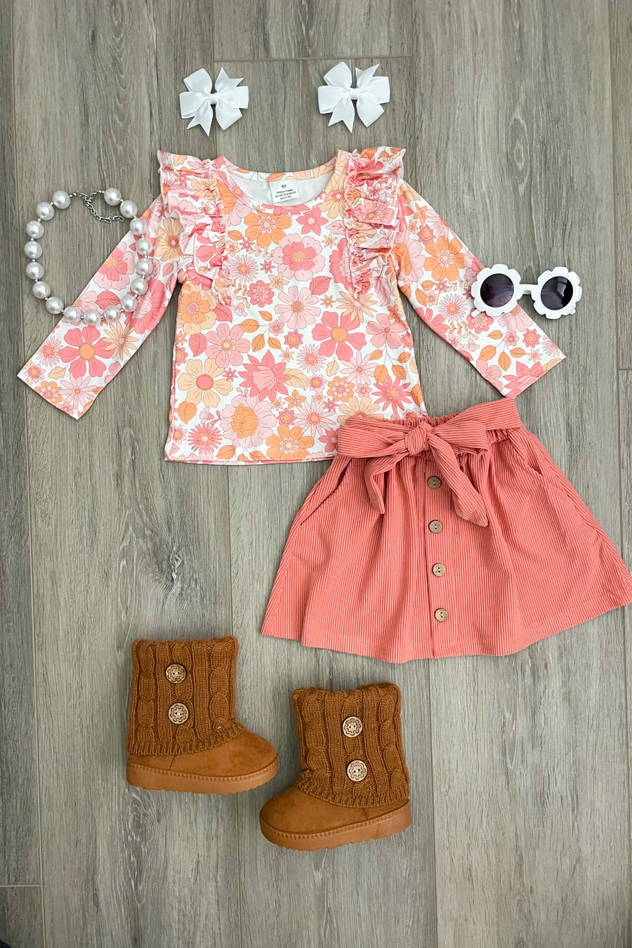 Floral Skirt Set