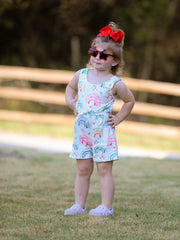 Rainbow Striped Milk Silk 3-piece Jumpsuit Set