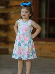 Rainbow Star Colorful 3-Piece Dress Set