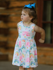 Rainbow Star Colorful 3-Piece Dress Set