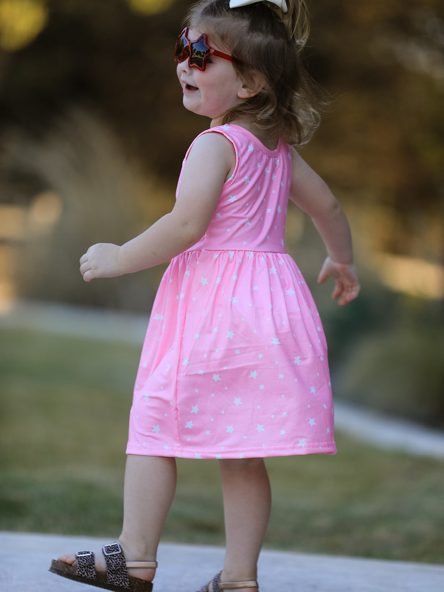 Rainbow Star Colorful 3-Piece Dress Set