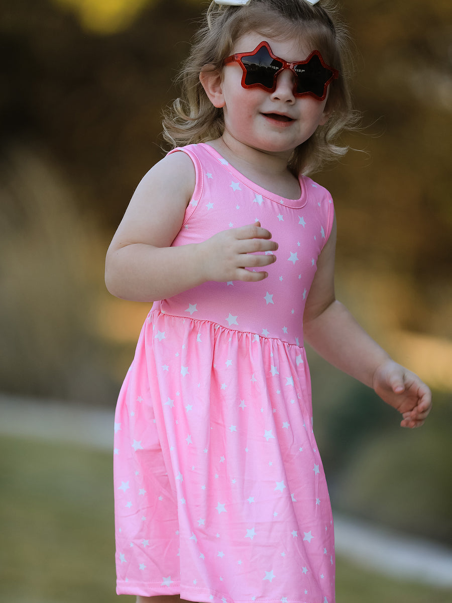 Rainbow Star Colorful 3-Piece Dress Set
