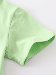 Green Chicken Applique Boy Set
