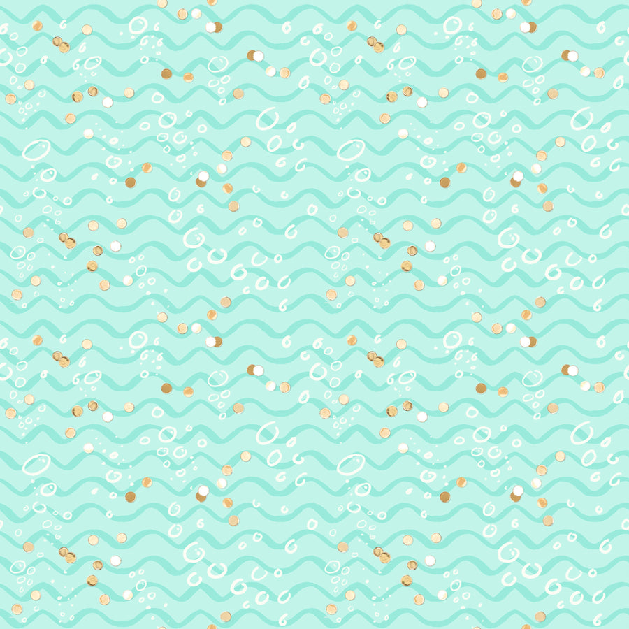 Mermaid Waves Boutique Dress - Rylee Faith Designs
