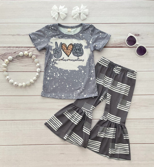 Peace•Love•Corrections Bells Set - Rylee Faith Designs