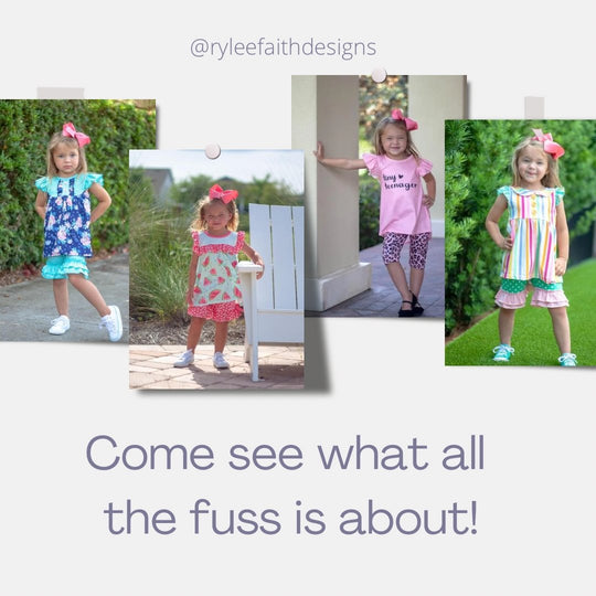 Cute Little Girl Clothes - Rylee Faith Designs Boutique Stylish design