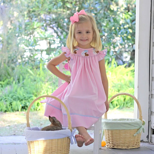 Affordable and Cute Easter Bunny Dresses for Girls: Rylee Faith Designs