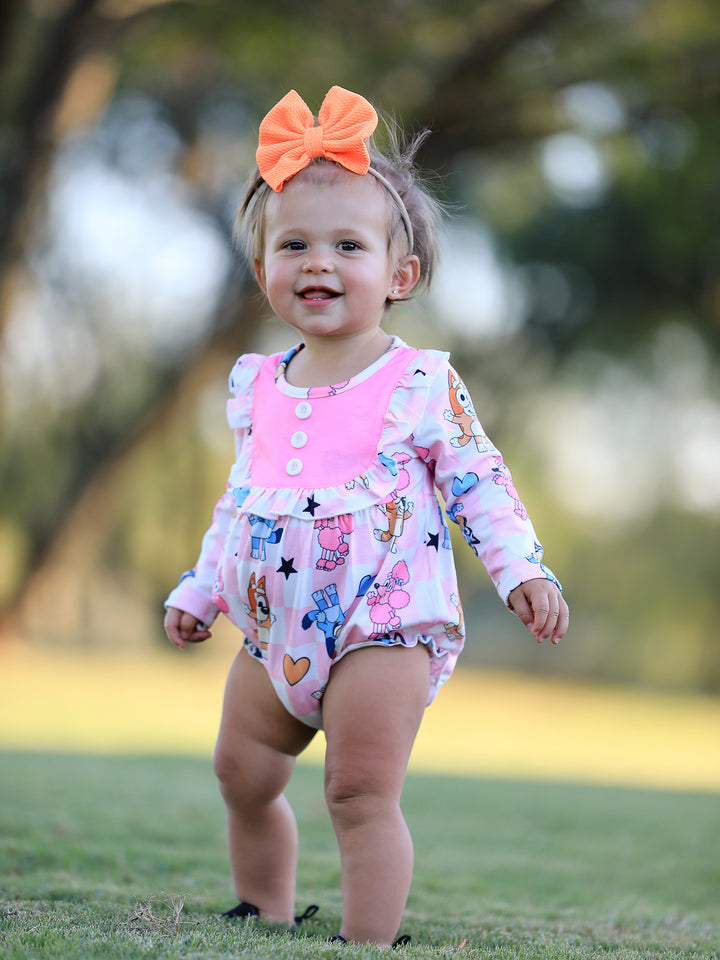 Rylee Faith Designs - Christmas Colorful Light Bulb Girls Dress - 10.17 Et