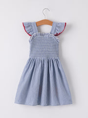 BACK TO SCHOOL Apple Applique Girls Dress