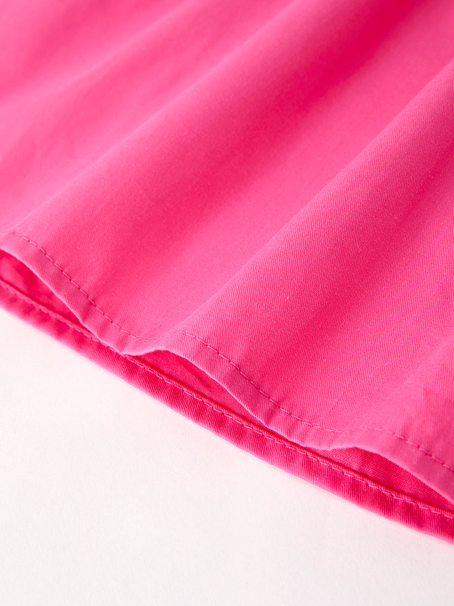Pink Smocked Church Christ Bishop Christening Bow Girl Dress