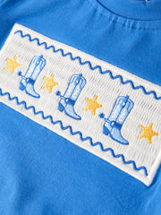 Autumn Blue Striped Boys Set