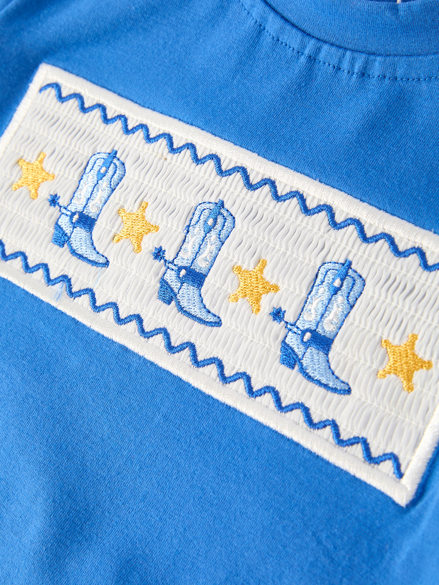 Autumn Blue Striped Boys Set