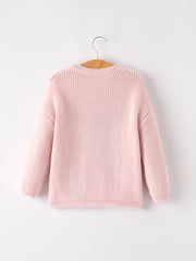 “GAME DAY” Football Light Pink Pullover Sweater