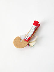 Christmas Candy Cane Girls Hair Clip