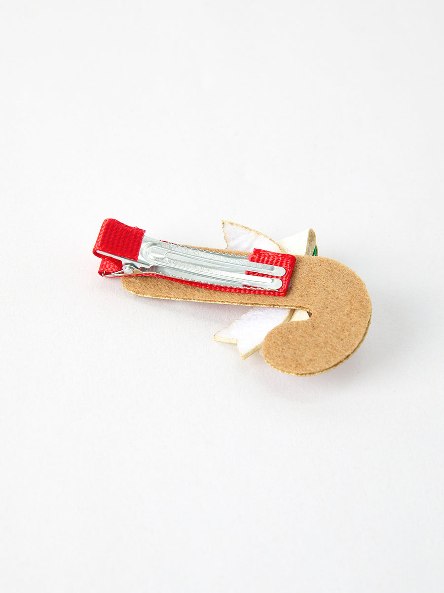 Christmas Candy Cane Girls Hair Clip