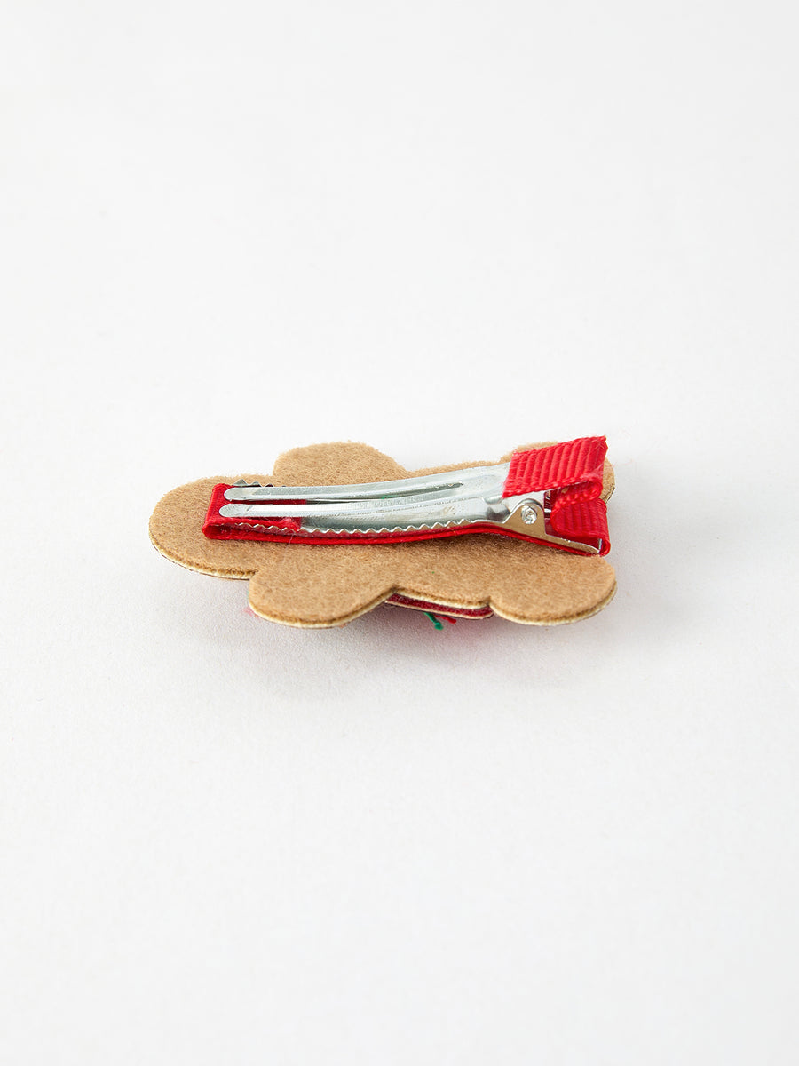 Christmas Gingerbread Girls Hair Clip