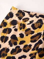 Farm Leopard Letter Hen Print Bleached Girls Set 6-Piece Set