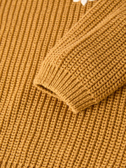 Fall Thanksgiving Brown Girls Pullover Sweater