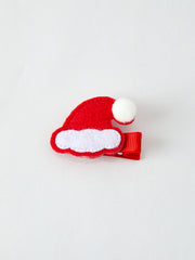 Winter Christmas Girls Hair Clips 1.8 Inch