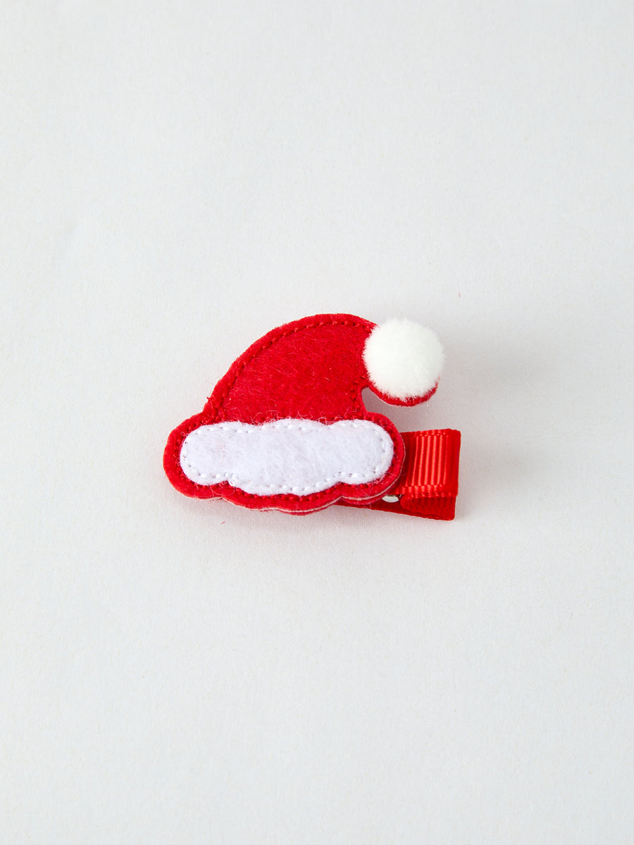Winter Christmas Girls Hair Clips 1.8 Inch