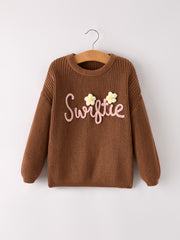 （Pre-order）TS Girls Winter Chocolate Pullover Sweater