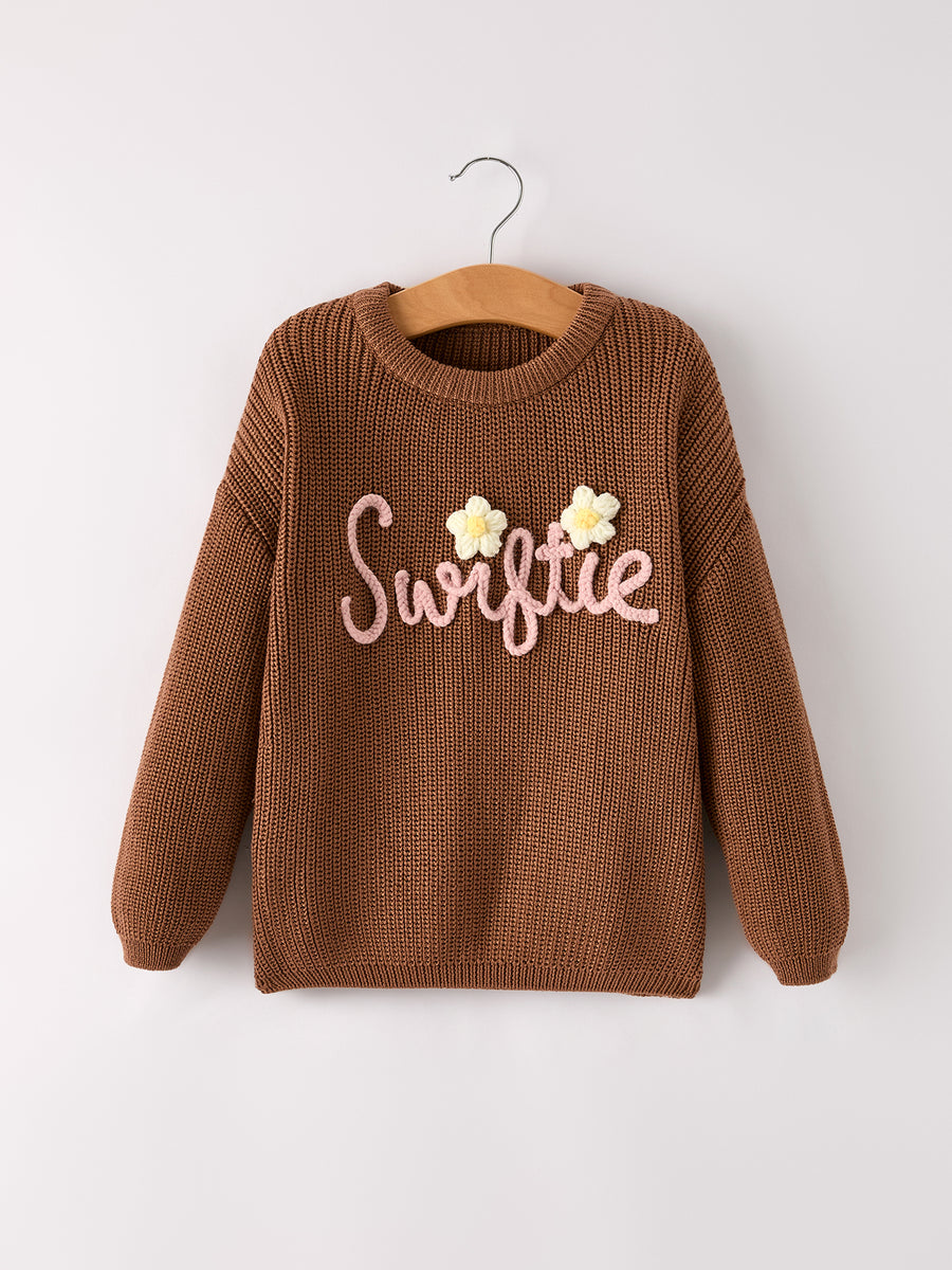（Pre-order）TS Girls Winter Chocolate Pullover Sweater