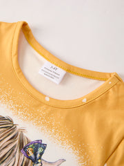 Fall Thanksgiving  5 pieces Short sleeve O-neck T-shirt