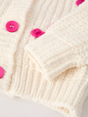 Christmas Winter Christian Girls Cardigan Sweater
